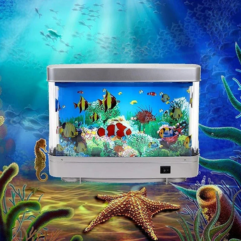 Akvarielampe Med Bevægelseslys Og Daglig Undervandsro