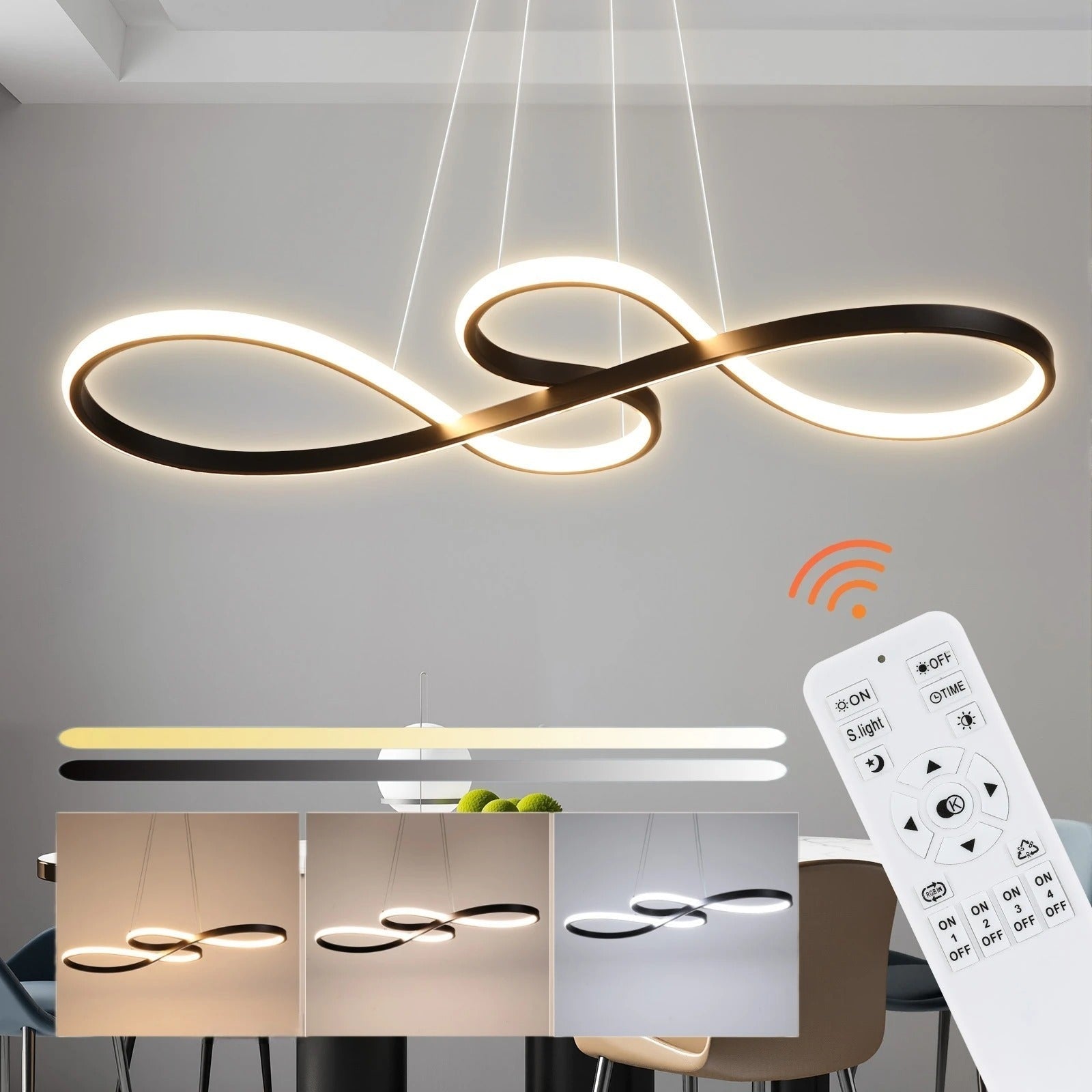 Dæmpbar Led Ringlampe Til Moderne Rum