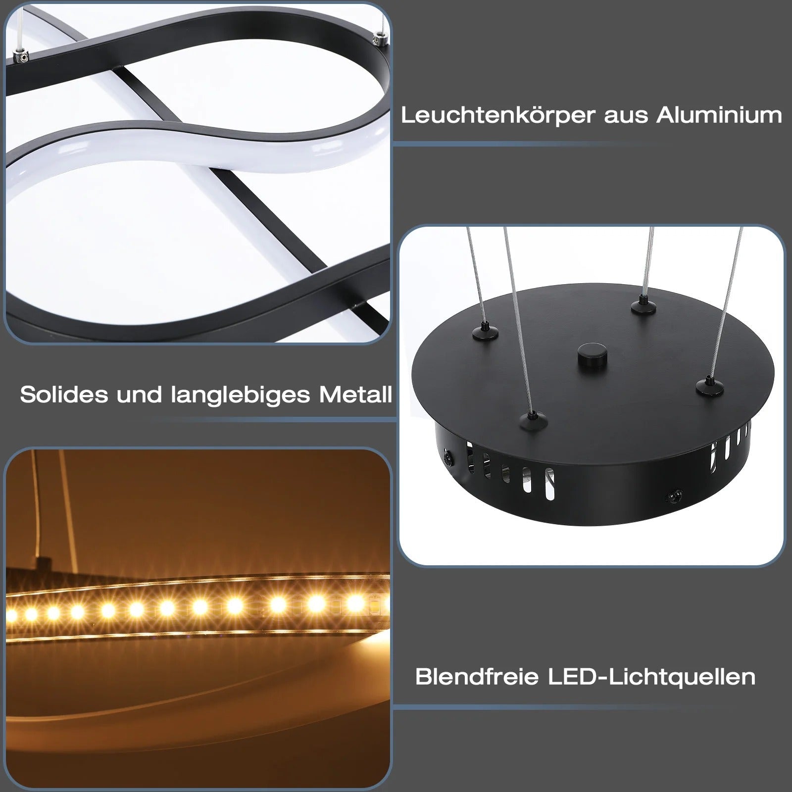 Dæmpbar Led Ringlampe Til Moderne Rum