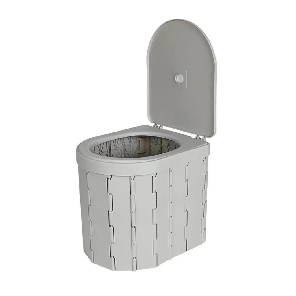 Sammenklappeligt Campingtoilet med Aftageligt Toiletsæde