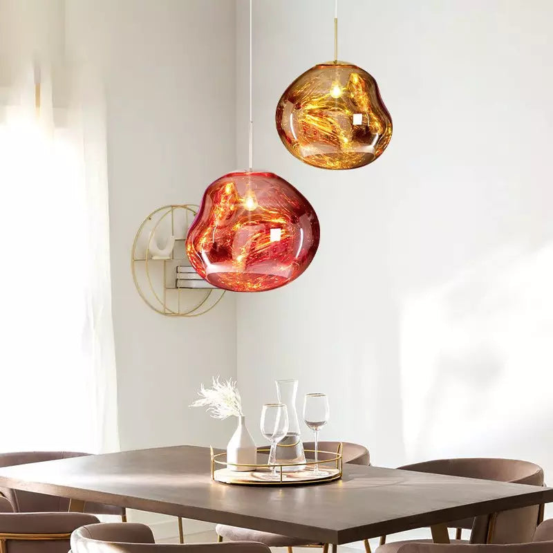 Melt Hængelampe i Moderne Skulpturel Glasdesign