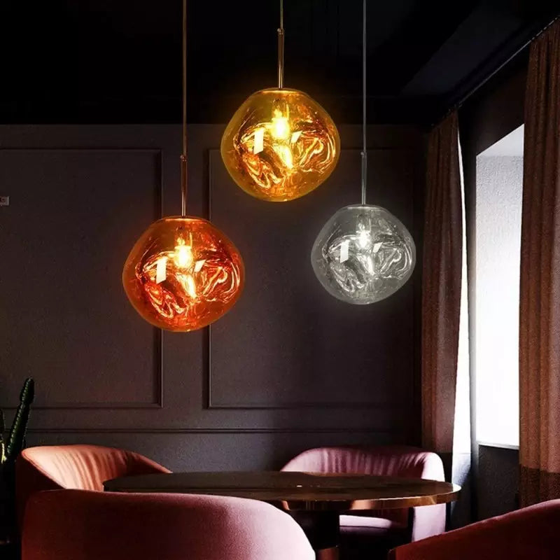 Melt Hængelampe i Moderne Skulpturel Glasdesign