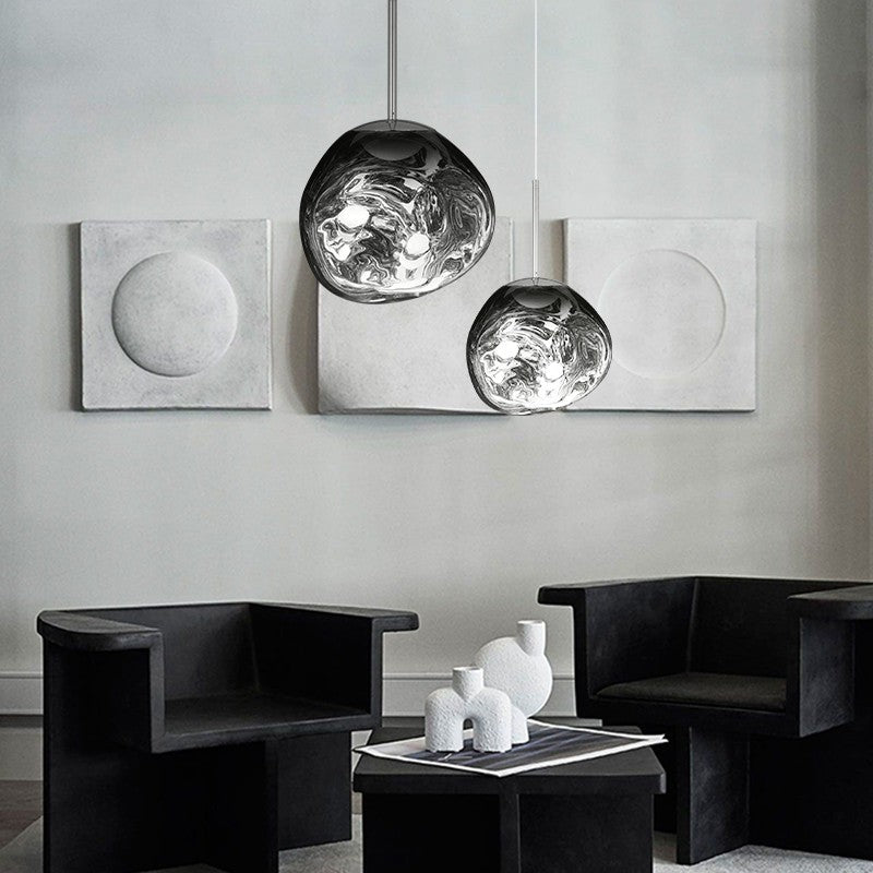Melt Hængelampe i Moderne Skulpturel Glasdesign