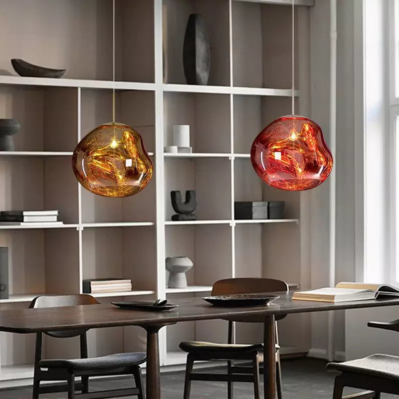 Melt Hængelampe i Moderne Skulpturel Glasdesign
