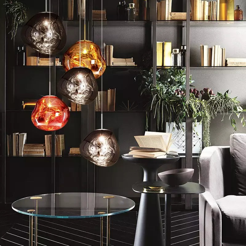 Melt Hængelampe i Moderne Skulpturel Glasdesign