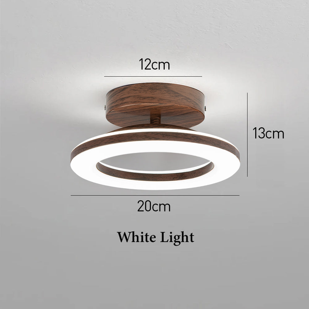 Loftlampe med Blød Glød og Moderne Diskformet Udtryk