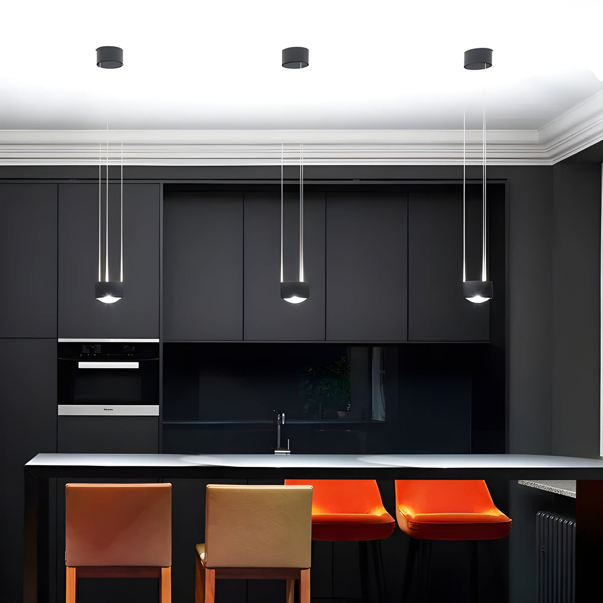 LED Pendellampe Med Minimalistisk Design Til Stue, Køkken Og Spiseområde
