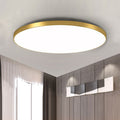 Flad Loftlampe med Klar Lysfordeling og Moderne Rund Form