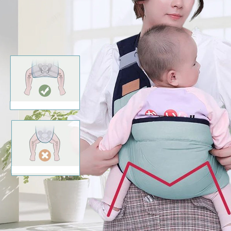 Justerbar Bæresele Til Baby Med Ergonomisk Design Og Åndbart Netmateriale