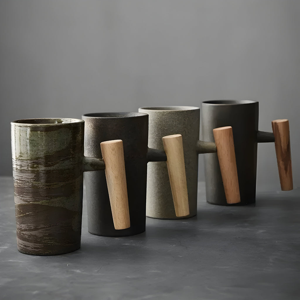 Keramisk Krus I Japansk Stil Med Naturligt Wabi-Sabi Design