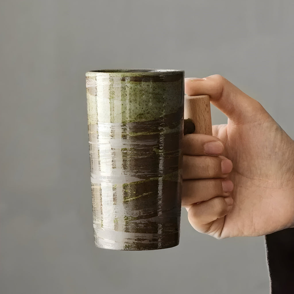 Keramisk Krus I Japansk Stil Med Naturligt Wabi-Sabi Design