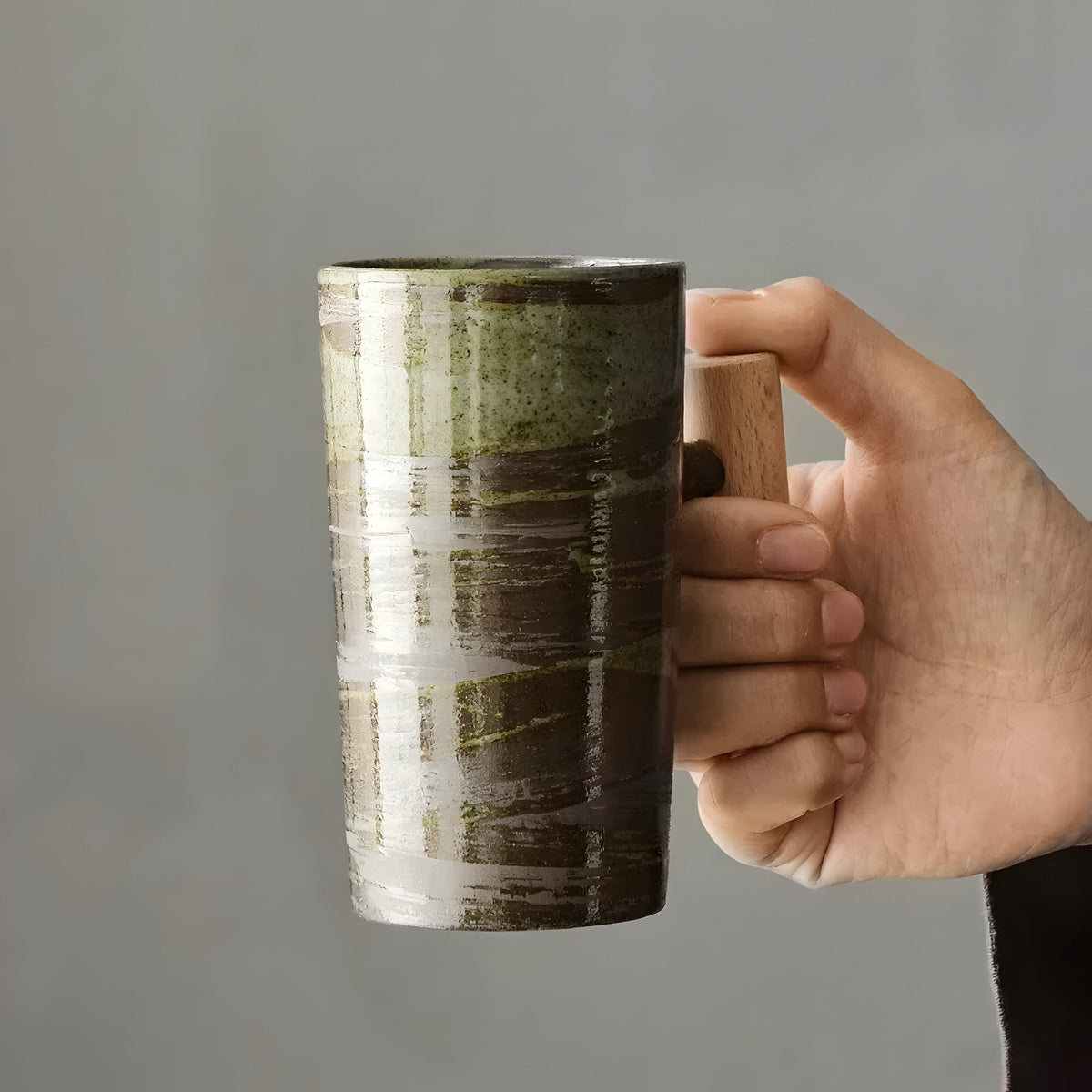 Keramisk Krus I Japansk Stil Med Naturligt Wabi-Sabi Design