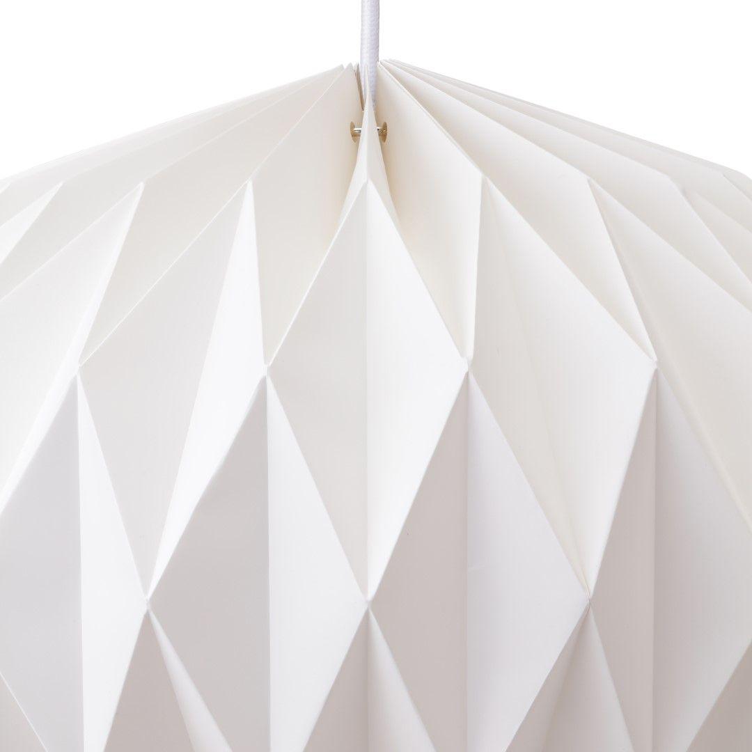 Origami Loftlampe Med Blød 360° Belysning Og Harmonisk Moderne Udtryk