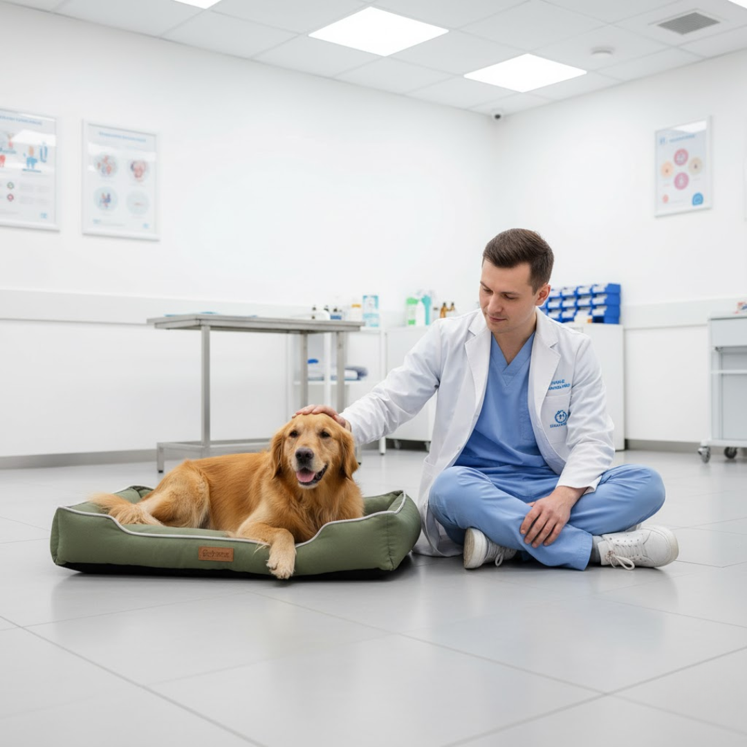 Ortopædisk Hundeseng med Blød Komfort og Skridsikker Bund