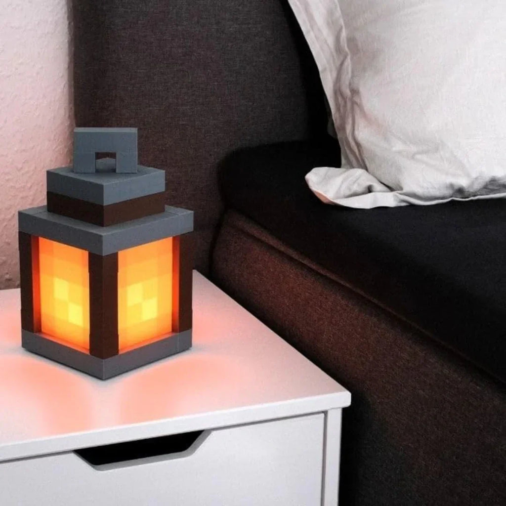 Pixelinspireret LED-Natlampe med USB-C Opladning