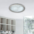 Moderne LED-Loftlampe med 3D-Krystaller