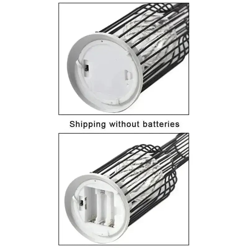 Retro Bordlampe Med Varm LED-Belysning Og Klassisk Design