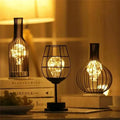 Retro Bordlampe Med Varm LED-Belysning Og Klassisk Design