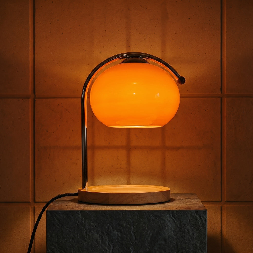Lampe Der Smelter Stearinlys Uden Flamme Og Holder Drikkevarer Varme I Timevis
