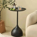 Rundt Sidebord med Trompetformet Fod