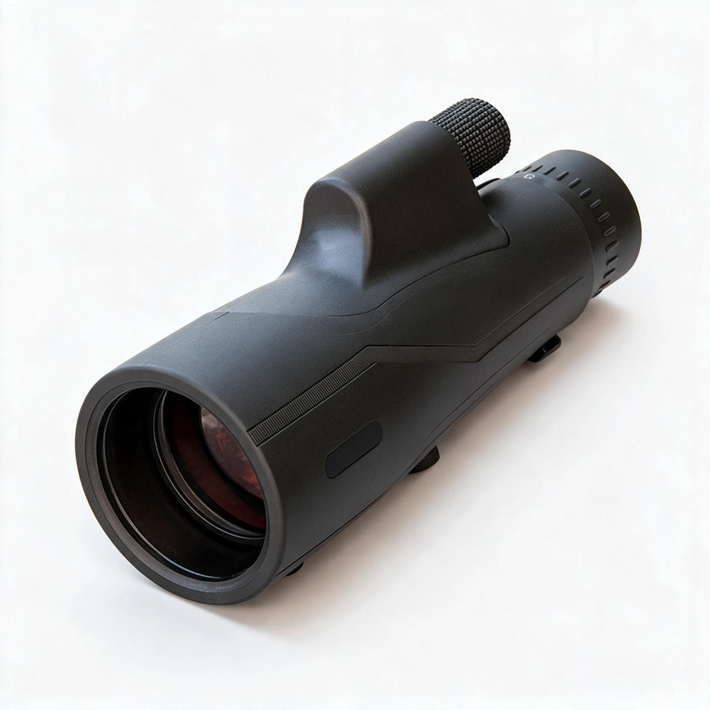 Monokular Med HD-Optik, Zoom Og Integreret Kompas Til Friluftsliv