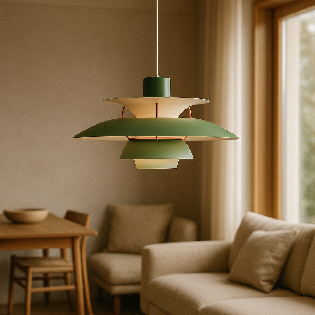 Moderne Loftpendel Med Elegant Nordisk Form Og Dæmpbar LED Belysning