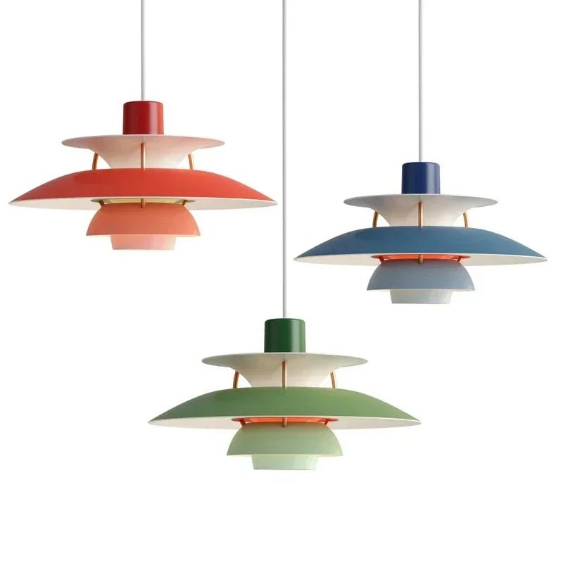 Moderne Loftpendel Med Elegant Nordisk Form Og Dæmpbar LED Belysning