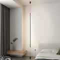 Slank LED Gulvlampe Med Nordisk Design Og Blændfrit Lys
