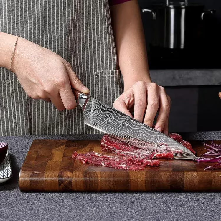 Japansk Inspireret Kokkeknivsæt til Præcis Skæring