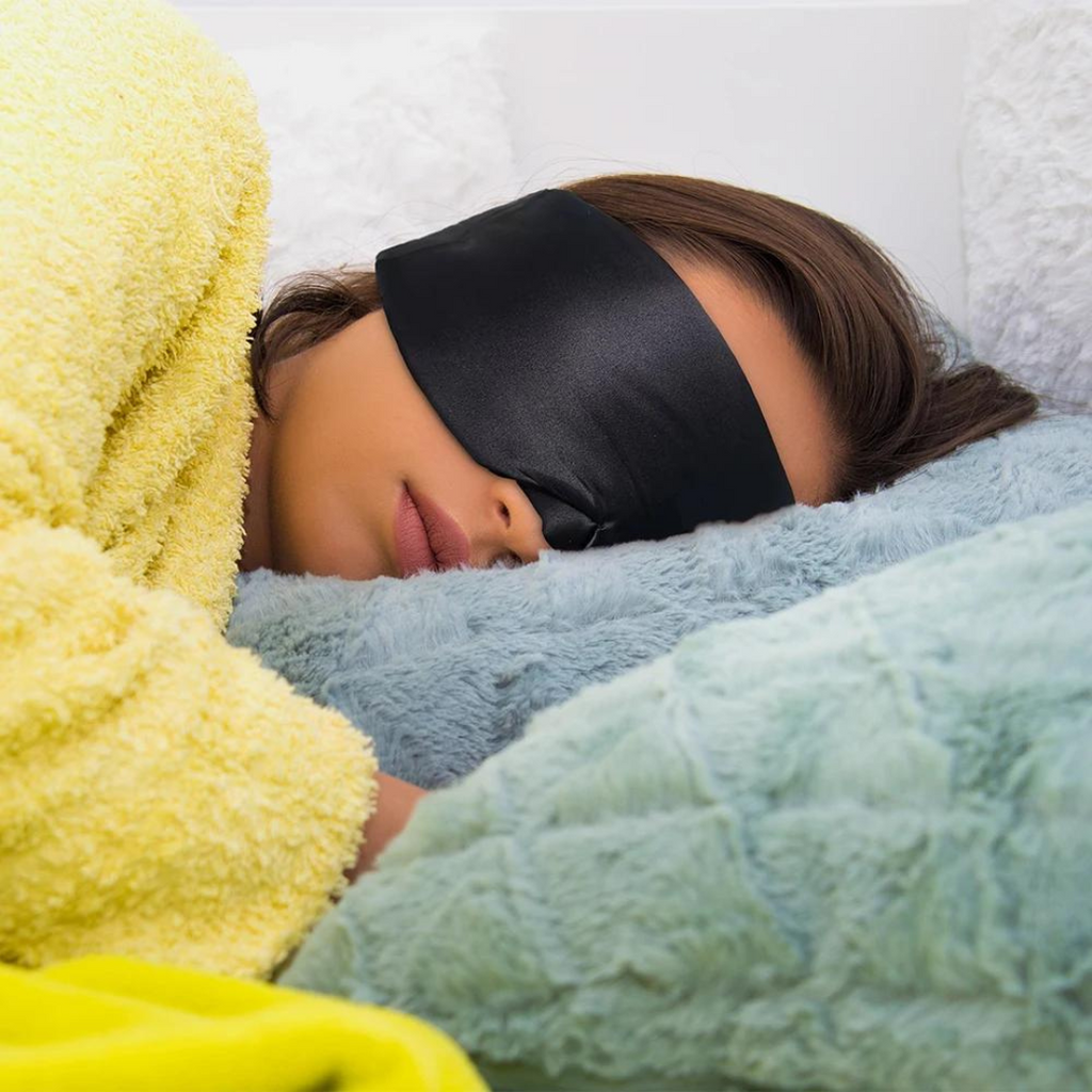 Sovemaske i Morbærsilke Med Lysblokering Og Blød Komfort