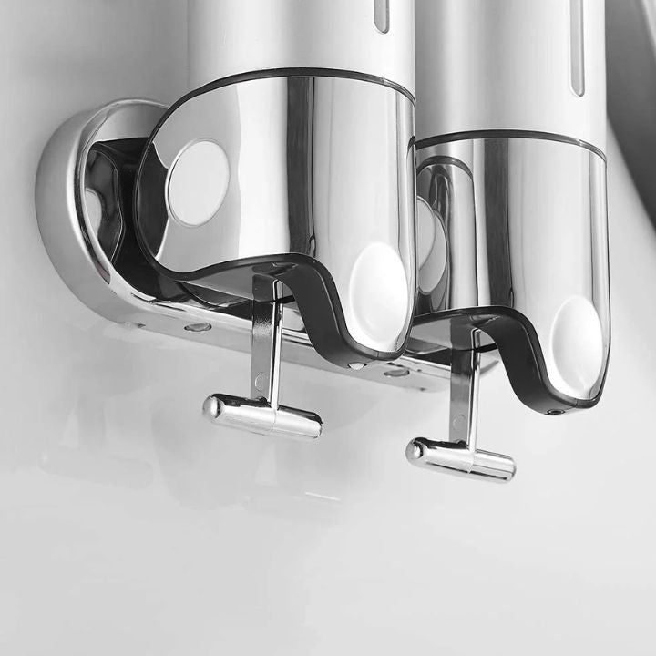 Vægmonteret Sæbedispenser Med Rustfrit Stål Design Til Badeværelse Og Køkken