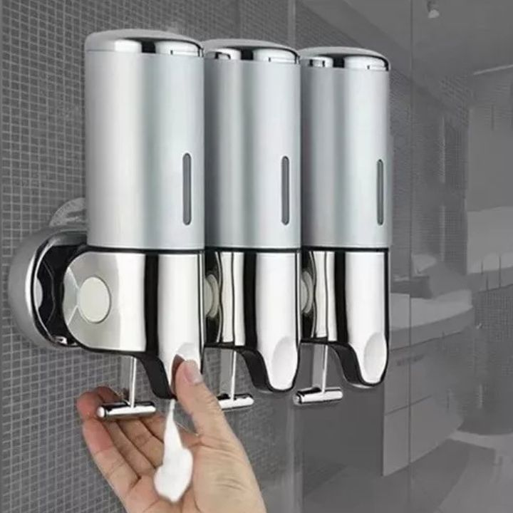 Vægmonteret Sæbedispenser Med Rustfrit Stål Design Til Badeværelse Og Køkken
