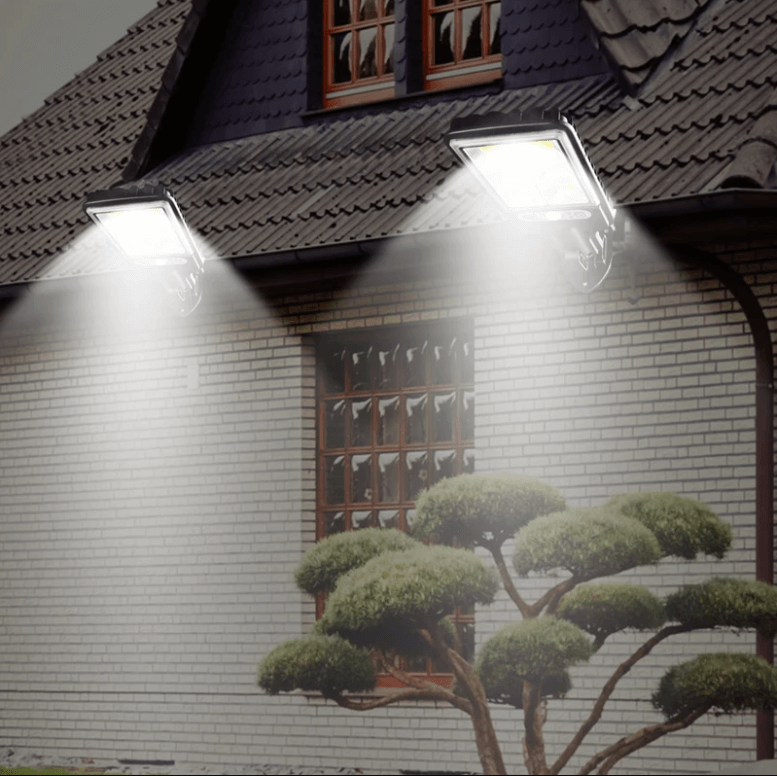 Solar Udendørs Floodlys Med Automatisk Drift Og Daglig Energioptimering