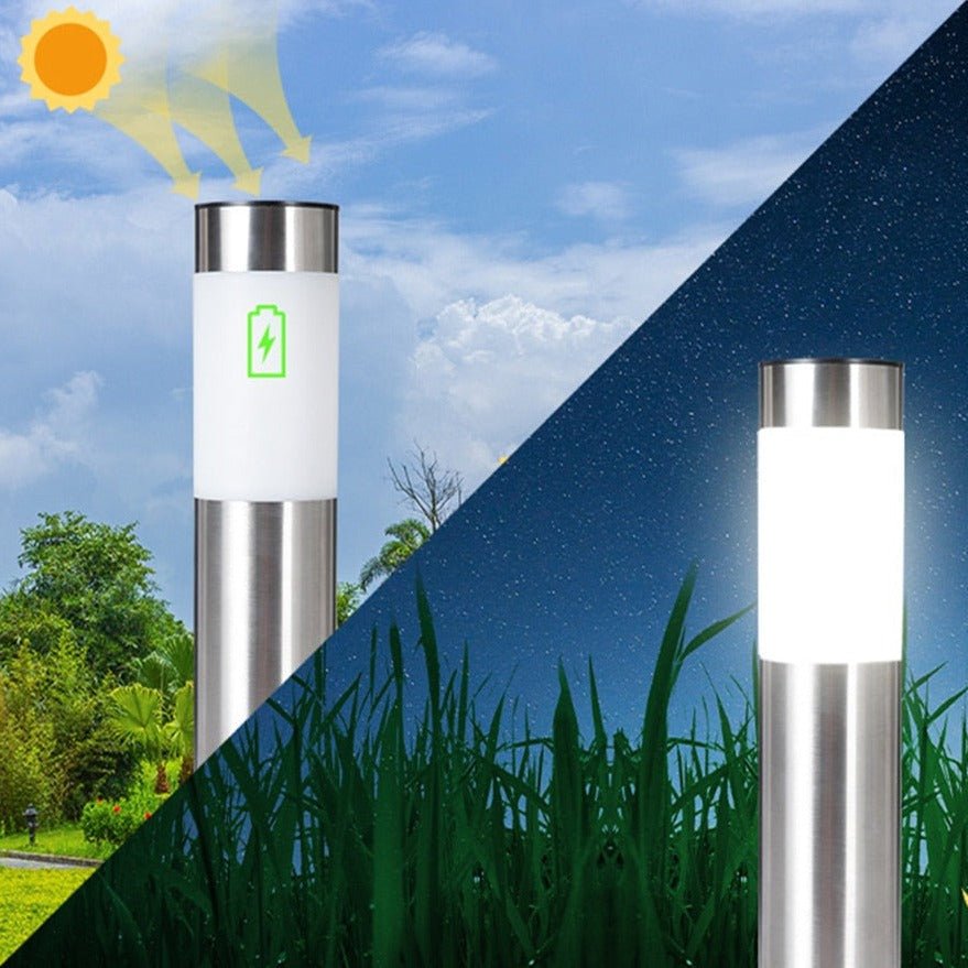 Solvejlampe Med Sensor Og Vandtæt Konstruktion Til Miljøvenlig Udendørs Belysning