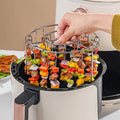 Grillspydstativ med 360° Varmefordeling og Universel Airfryerpasform