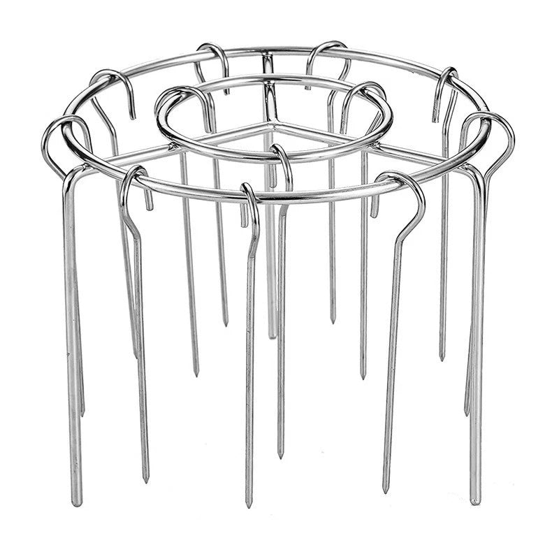 Grillspydstativ med 360° Varmefordeling og Universel Airfryerpasform