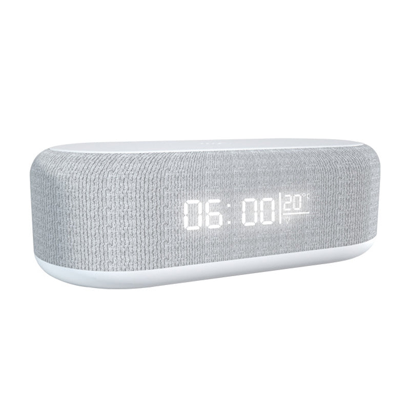 Multifunktionel Opladningsstation med Alarmur og Bluetooth