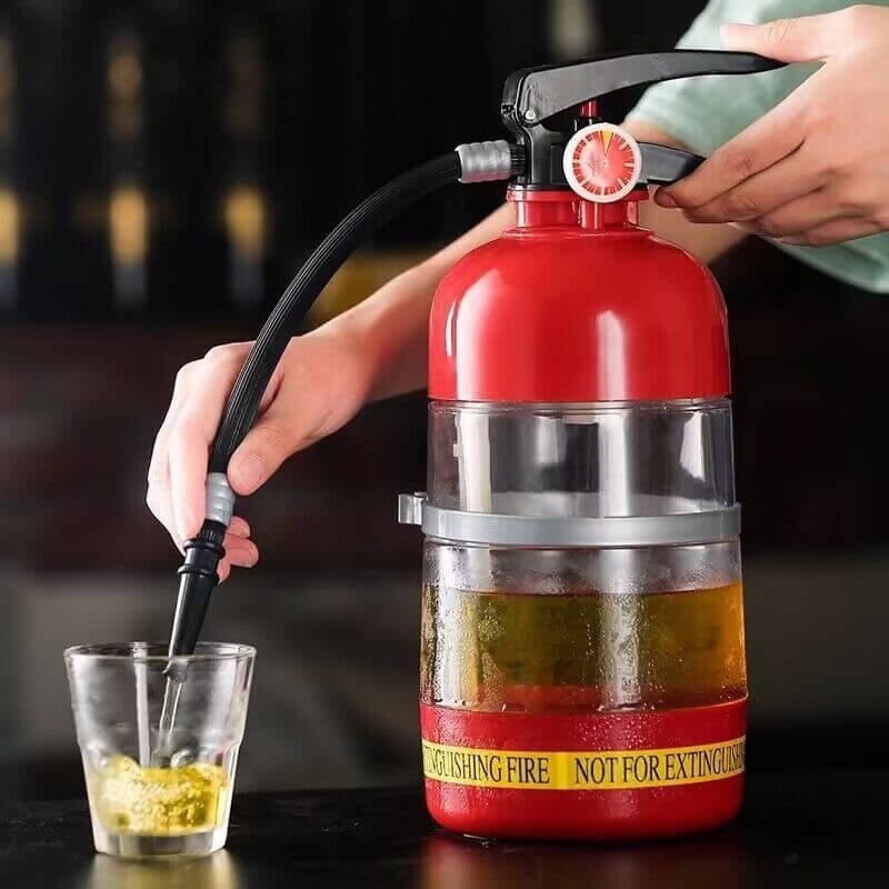 Øldispenser i Brandslukkerform med Stor Kapacitet