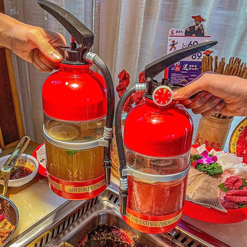 Øldispenser i Brandslukkerform med Stor Kapacitet