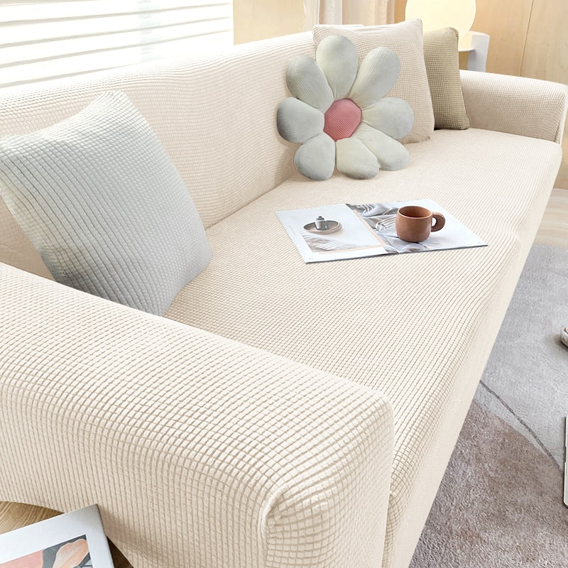 Elastisk Sofaovertræk med Antislip Pasform og Beskyttende Tekstil