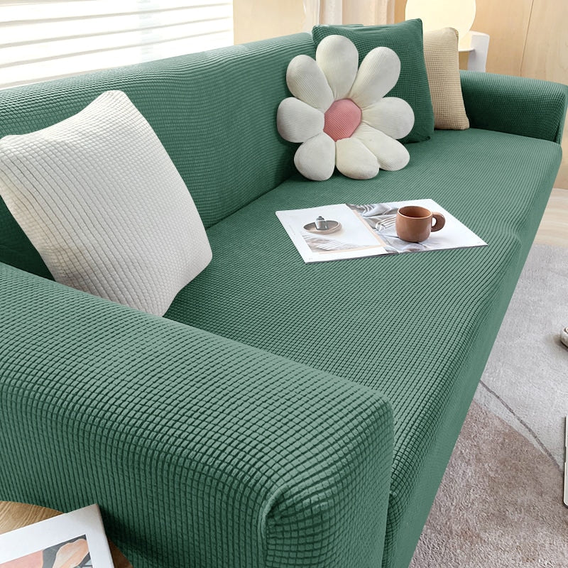 Elastisk Sofaovertræk med Antislip Pasform og Beskyttende Tekstil