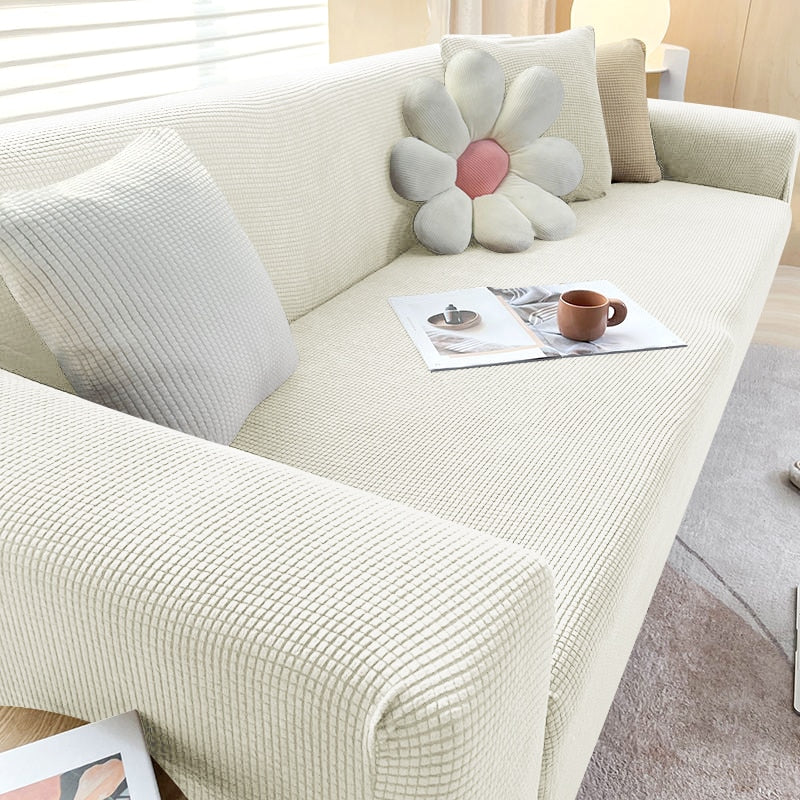 Elastisk Sofaovertræk med Antislip Pasform og Beskyttende Tekstil