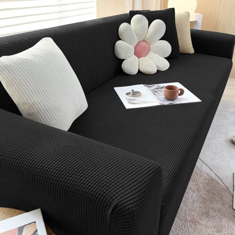 Elastisk Sofaovertræk med Antislip Pasform og Beskyttende Tekstil