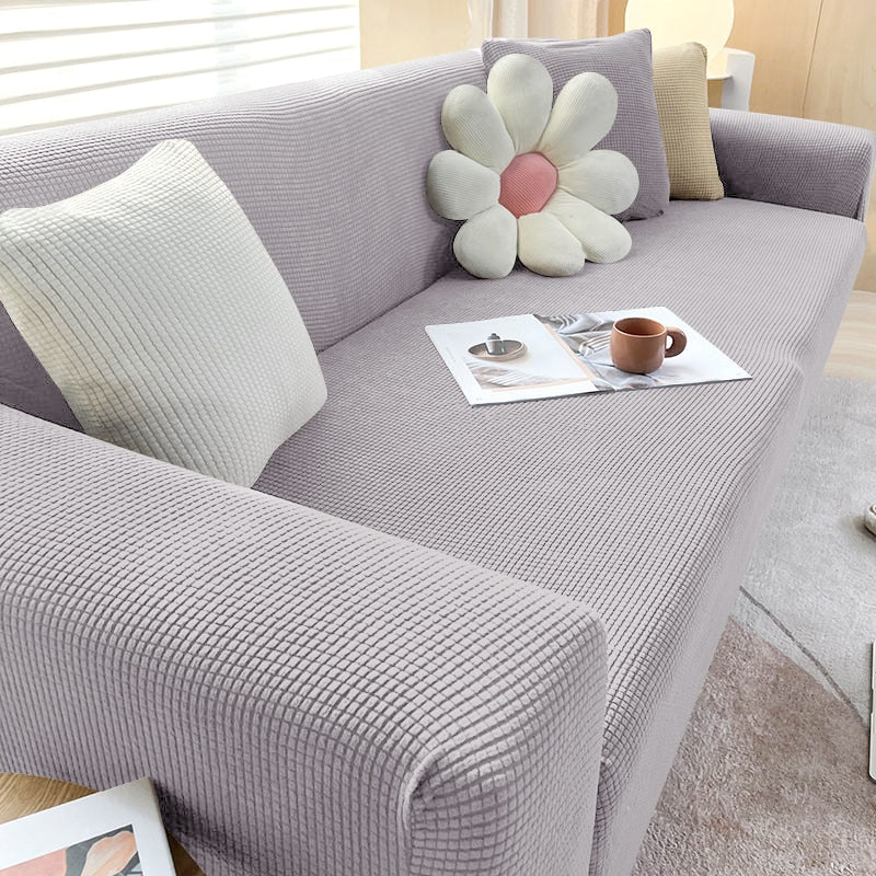 Elastisk Sofaovertræk med Antislip Pasform og Beskyttende Tekstil