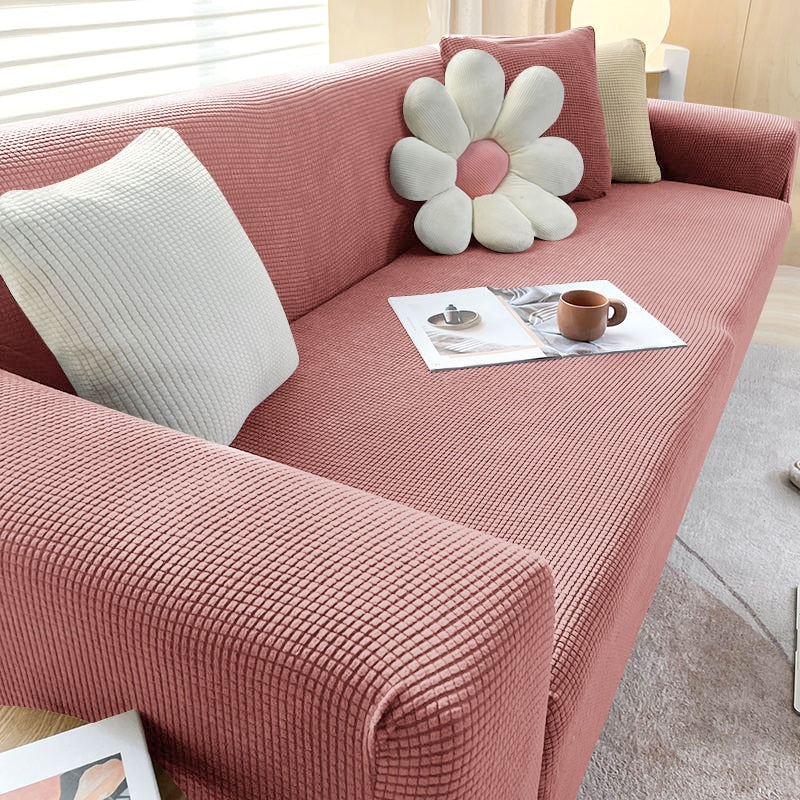 Elastisk Sofaovertræk med Antislip Pasform og Beskyttende Tekstil
