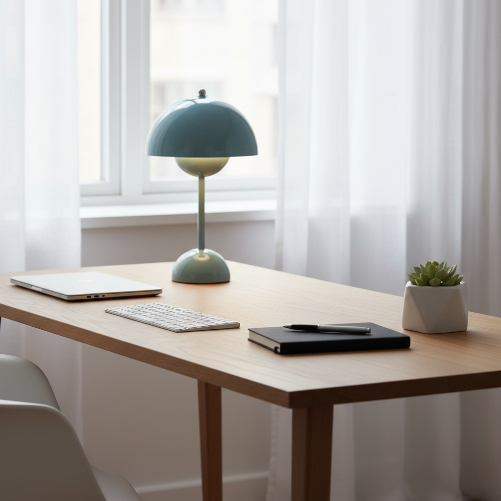 Dæmpbar Trådløs Bordlampe med Blød Varm Belysning