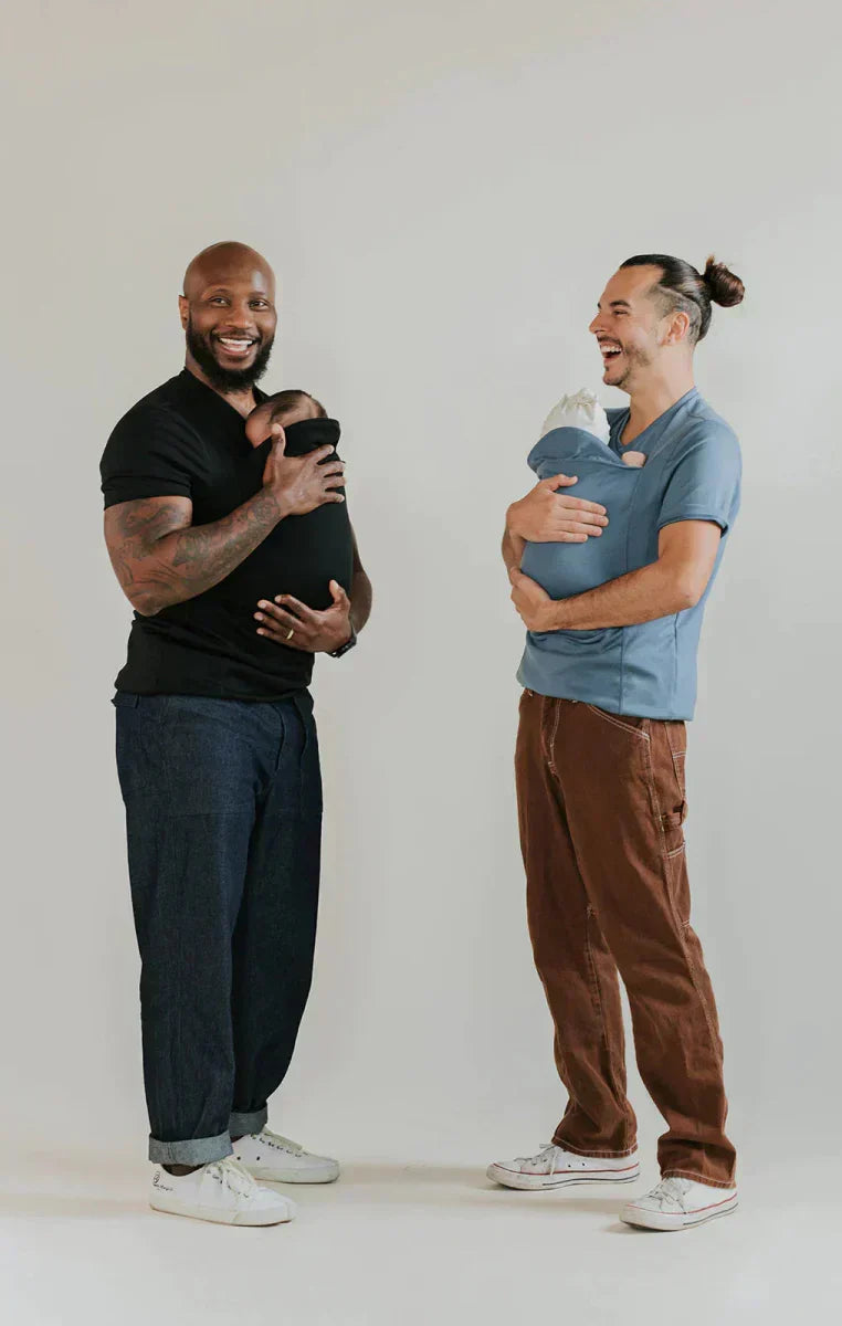 Baby Bære-T-Shirt Med Ergonomisk Støtte Og Justerbar Pasform