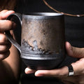 Rustik Keramikkrus Med Vintage Design Til Kaffe, Te Og Varme Drikke