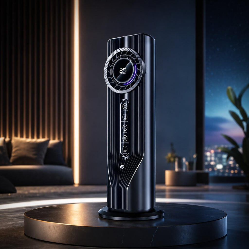 Tårnventilator med Fin Tåge og Digital Styring
