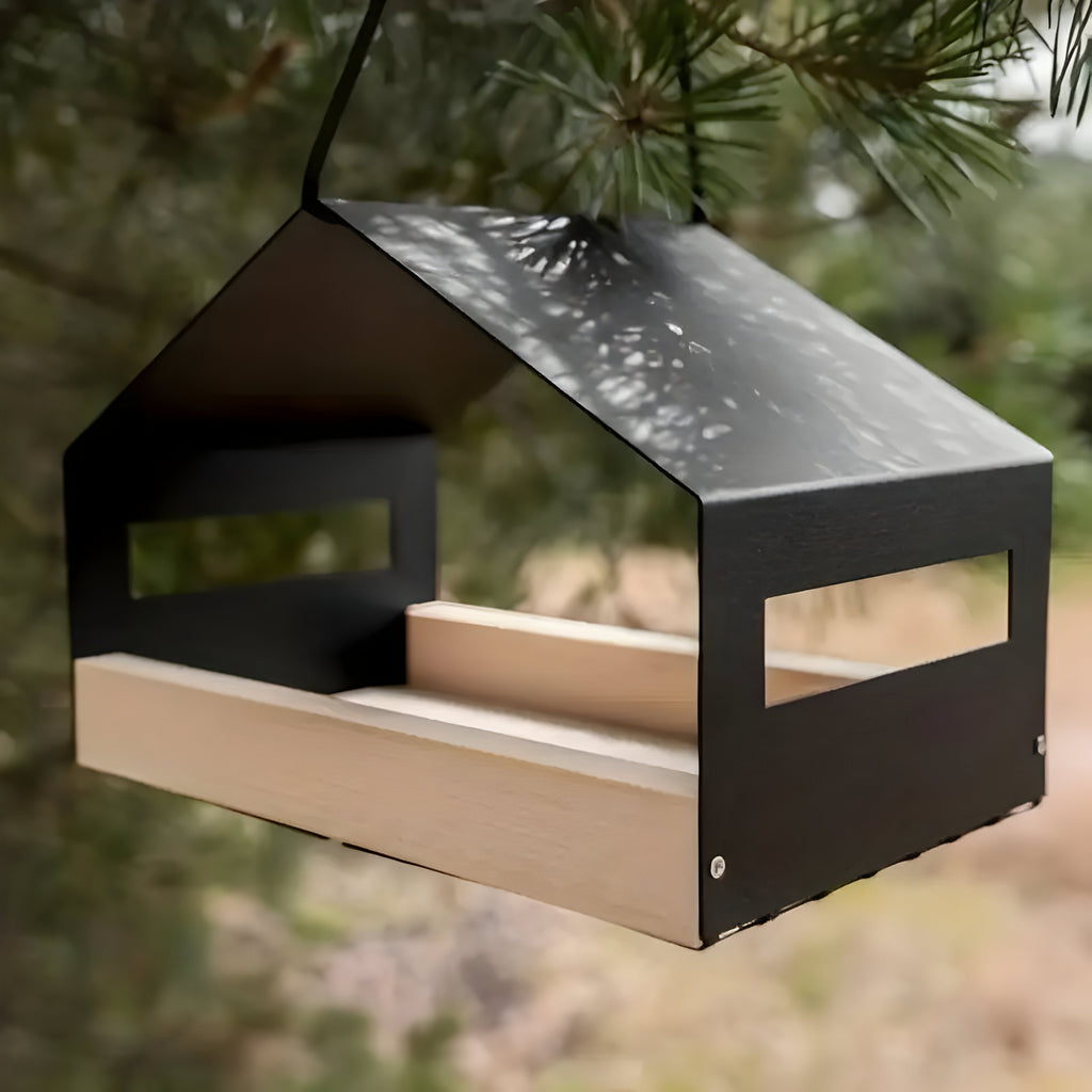 Hængende Fuglehus Til Små Havefugle Med Naturligt Design